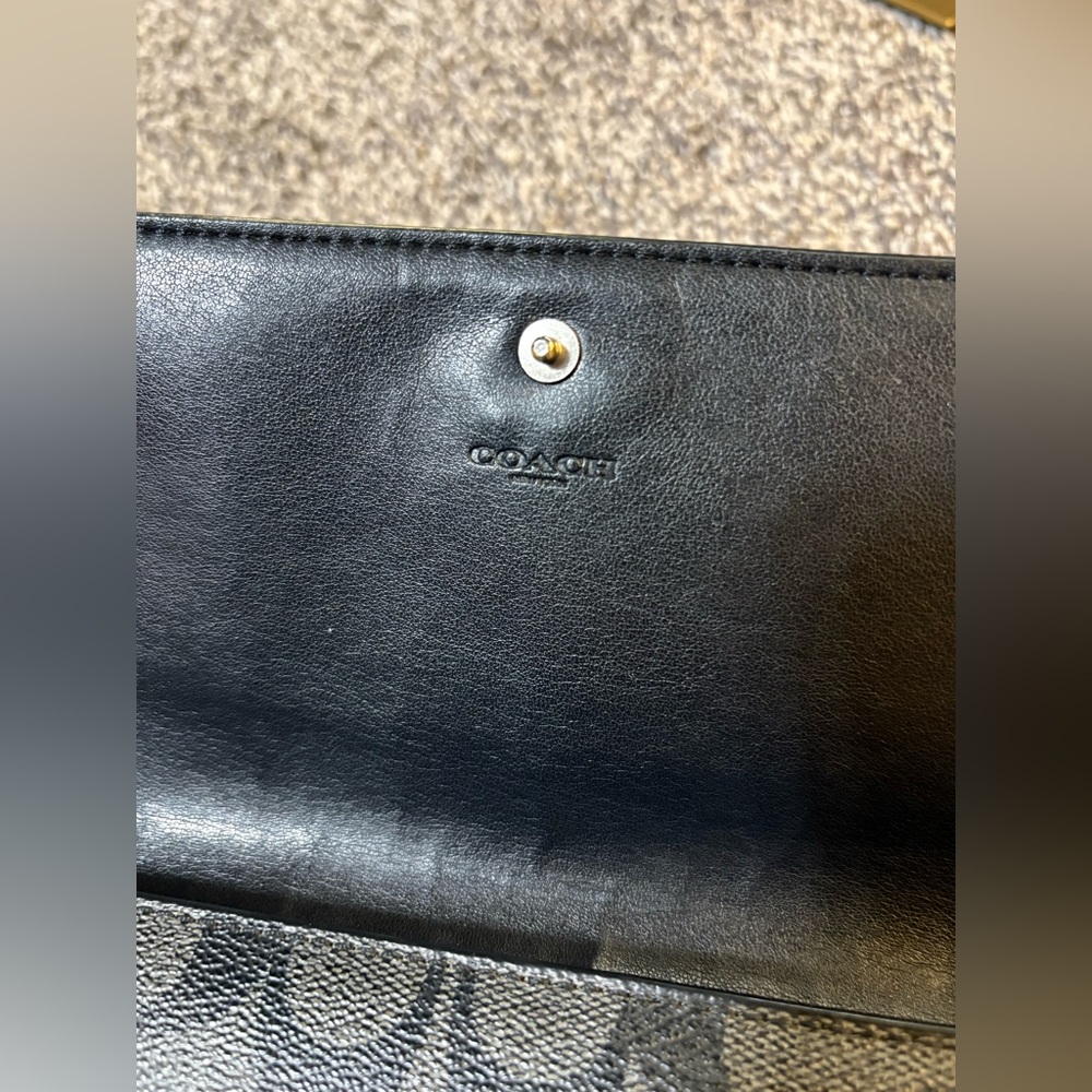 COACH TRIFOLD WALLET IN SIGNATURE CANVAS - Picture 7 of 10